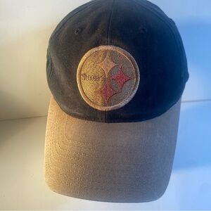 Vintage Pittsburgh Steelers Annco Cap Hat NHL Football Adjustable Snap Strap